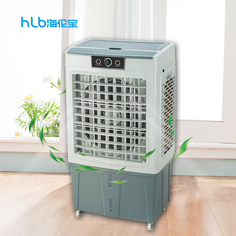 Aire acondicionado portátil Industrial de 220V, 45L, ventilador de refrigeración de aire comercial, Enfriador de aire y agua evaporativo de pie