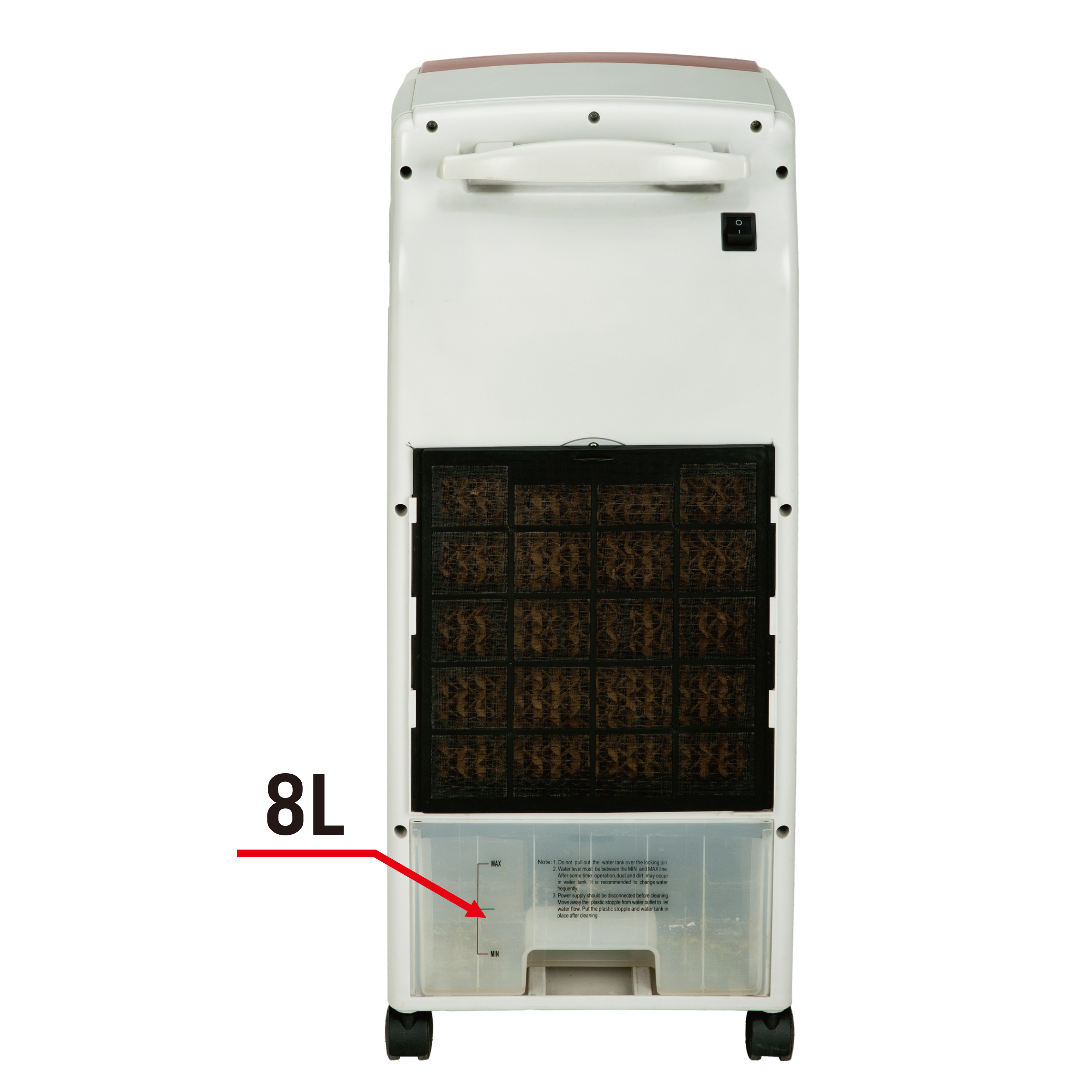  Enfriador de aire de evaporador para el hogar conveniente e innovador para interiores 40L